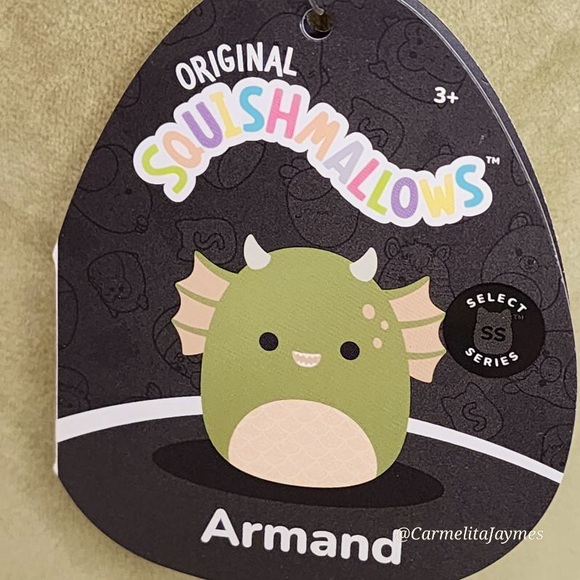 🖤 ARMAND 😈 Swamp Monster SELECT SERIES Original Squishmallow By Kellytoy NWT - Picture 7 of 9